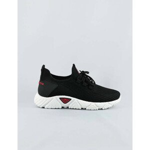 Ľahké čierne dámske športové topánky (BLX-003) červená jedna veľkosť