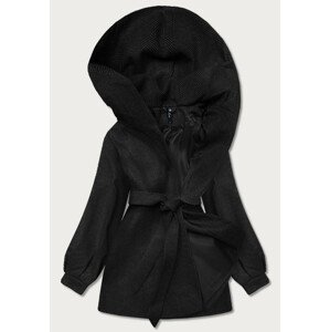 Čierna rozšírená dámska bunda (2726) čierna XL (42)