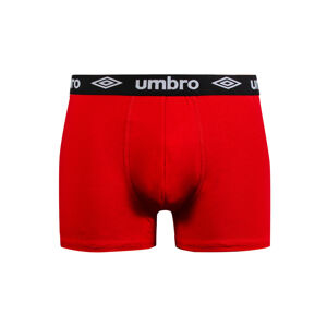 Pánske boxerky Umbro UMUM0241 červená / čierna 2xl