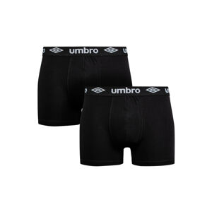 Pánske boxerky Umbro UMUM0241 čierna / čierna m