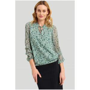 Greenpoint Blouse BLK12300 Meadow Print 47 44
