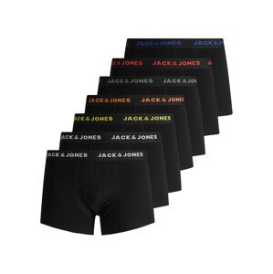 7PACK pánske boxerky Jack and Jones čiernej (12165587) XL