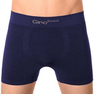 Pánske boxerky Gino bezšvové bambusové modré (54004) XL