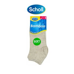 Dámske ponožky Scholl 1909 Bamboo Cool & Dry A'2 35-42 béžová melanž 39-42