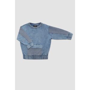Minikid Sweatshirt SW04 Blue/Pattern Marmo 110/116