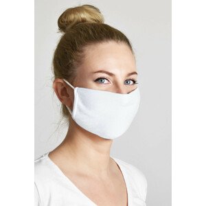 Dvojvrstvová antibakteriálne maska s iónmi striebra AG + as vreckom na filter - JS Hurt UNI tmavo modrá