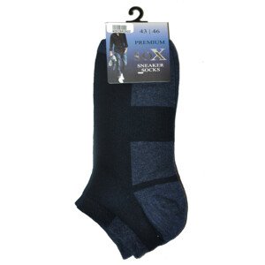 Pánske ponožky WiK 16416 Premium Sneaker melanžově šedá 43-46
