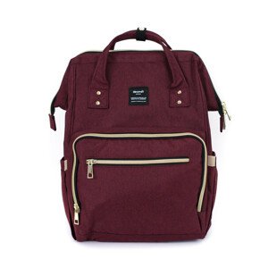 Himawari Backpack Tr19426-3 Dark Red Vhodné pre formát A4