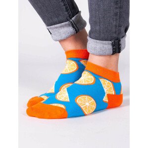 Yoclub Ankle Funny Cotton Socks Patterns Colours SKS-0086U-A100 Multicolour 35-38