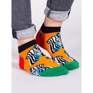 Yoclub Členkové vtipné bavlnené ponožky Vzory Farby SKS-0086U-A600 Viacfarebné 35-38