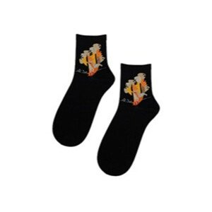Dámske vzorované ponožky WOMAN aqua 39/41