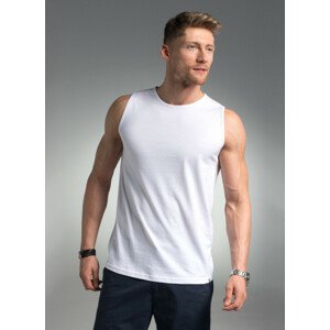 Pánske tričko bez rukávov 21340 - PROMOSTARS M biela