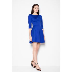 Denné šaty model 77195 Venaton M kráľovská modrá