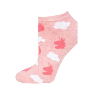 Vzorované ponožky GOOD STUFF - Jednorožec ružová 35-40