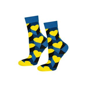 Ponožky SOXO FREE UKRAINE modrá a žltá 35-40