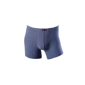 Pánske boxerky Darko - Favab XL modrý a biely vzor