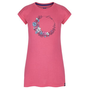 BALMA dievčenské športové šaty ružová | biela - Loap 112/116