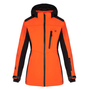 FALONA dámska lyžiarska bunda oranžová | čierna - Loap S