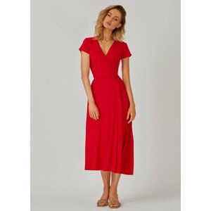 Kolorli Dress Flora Midi Red 36