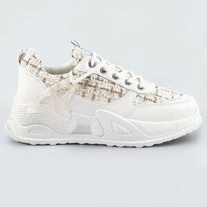 Biele dámske športové topánky (7003) biały XL (42)