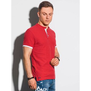 Ombre Polo Shirts S1381 Red M