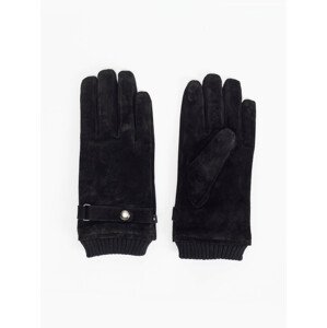 Big Star Gloves Gloves 173140 Black SkÃra naturalna-906 L