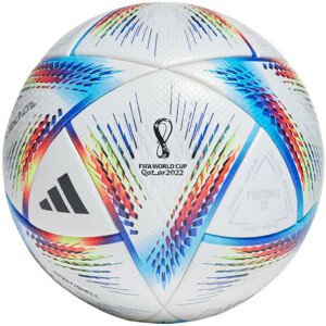 Adidas Al Rihla Pro Football biela, modrá a oranžová H57783 5