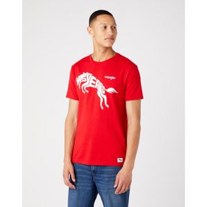 Wrangler T-shirt W746EEXCJ Red M