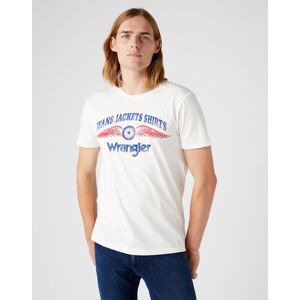 Wrangler T-shirt W7J0D3737 Off White XXL