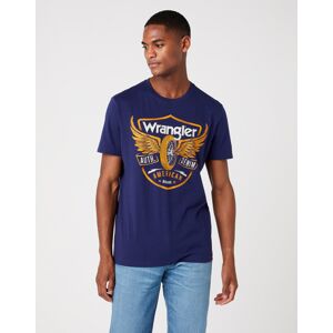 Wrangler T-shirt W7J0D3X9I Blue XXXL