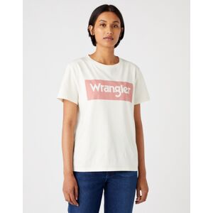 Wrangler T-shirt W7P3D3C11 Vanilla L