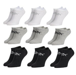 Puma 9Pack Socks Basic Sneaker Grey/White/Black 35/38