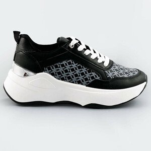 Čierne dámske športové topánky (SG-137) černá XL (42)