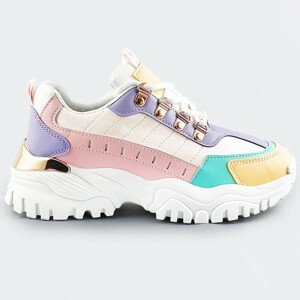 Farebné dámske tenisky sneakers (AD-580) vícebarevné XL (42)