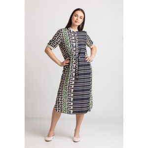 Click Dress Janet Green Pattern 36