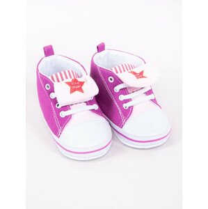 Yoclub Detská dievčenská obuv OBO-0183G-1000 Purple 3-9 měsíců