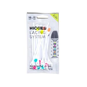 Detské elastické šnúrky (10ks) - biela / farebná SS19 - Hickies OSFA