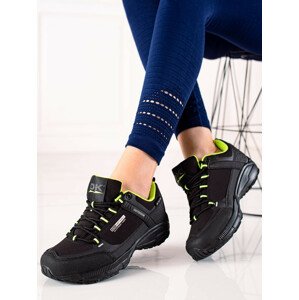 Luxusné trekingové topánky dámske čierne bez podpätku 39