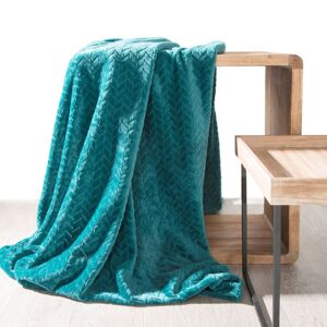 Eurofirany Blanket 335319 Dark Turquoise Š 70 cm D 160 cm