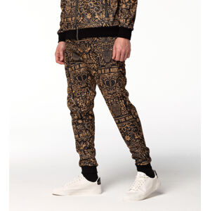 Mr. GUGU & Miss GO Day Of Dead Track Pants PNS-W-548 1359 Brown XS