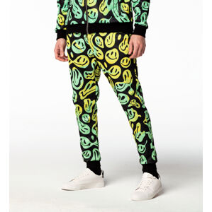 Mr. GUGU & Miss GO Melted Smileys Track Pants PNS-W-548 1800 Green XS