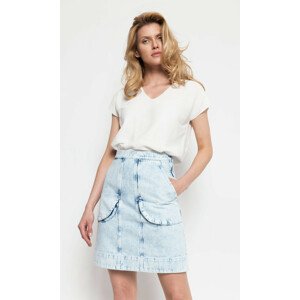 Deni Cler Milano Skirt W-Ds-7007-0E-U7-51-1 Blue 40
