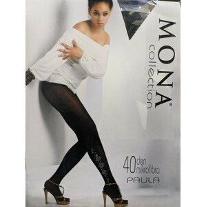 Pančuchové nohavice Paula - Mona S černá