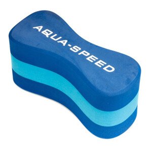 AQUA SPEED Swimming Boards Ósemka "3" Junior Blue/Light Blue 20 cm x 8 cm x 10 cm