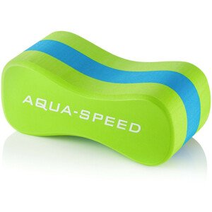AQUA SPEED Swimming Boards Ósemka "3" Junior Green/Blue 20 cm x 8 cm x 10 cm