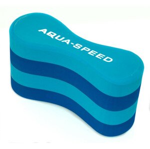 AQUA SPEED Swimming Boards Ósemka "4" Blue/Light Blue 23,5 cm x 8/8,5 cm x 13 cm
