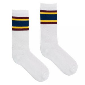 Kabak Socks Sport Stripes White 36-41