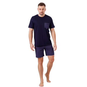 Pánske pyžamo FELIPPO 1066 - M-Max M tmavo modrá