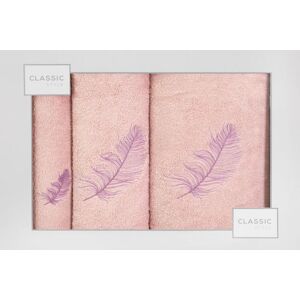 Eurofirany Towel 373870 Pink Š 30 cm D 50, 50 cm