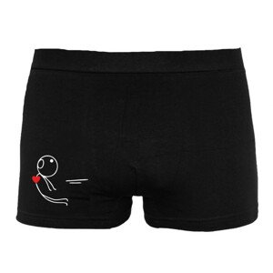 Pánske boxerky Nedeto čierne (P01056) XXL